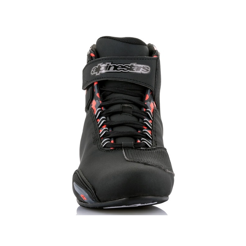 Vodoodporni motoristični škornji Alpinestars Sektor črno-rdeče-sivo-kamo