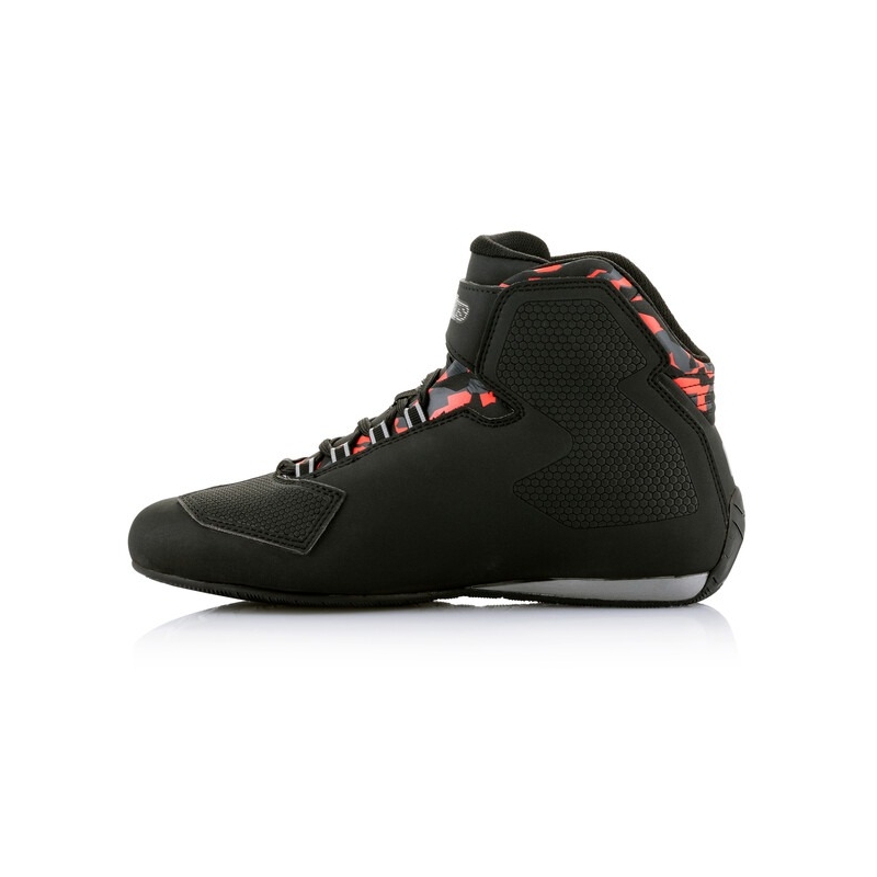 Vodoodporni motoristični škornji Alpinestars Sektor črno-rdeče-sivo-kamo