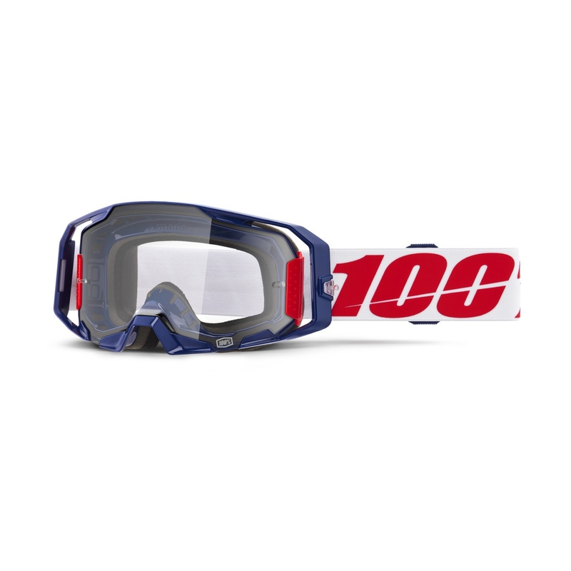 100% motokros očala ARmatic Mach Z s prozornim pleksi steklom