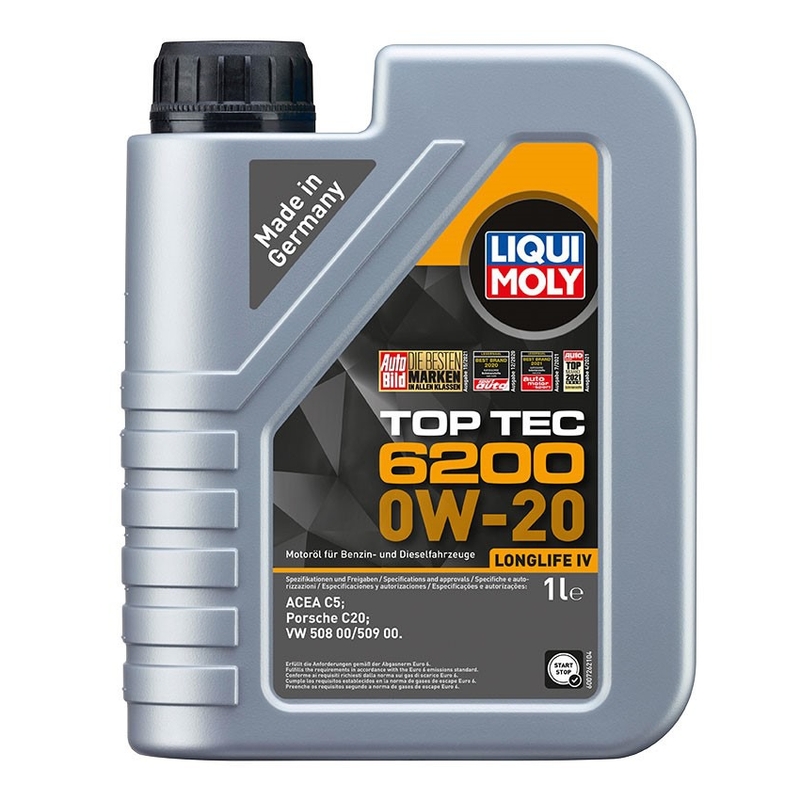Sintetično motorno olje LIQUI MOLY Top Tec 6200 0W-20 1 l