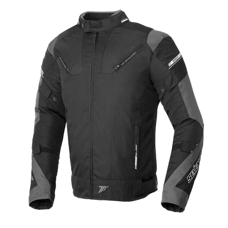Motoristična jakna SEVENTY DEGREES SD-JR69 black-grey