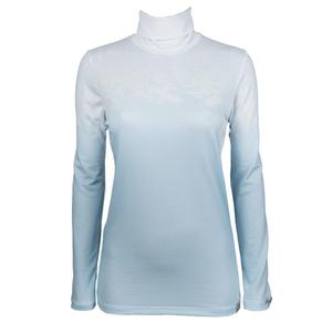 Ženska termo majica nanosilver® Frozen modro-bela II