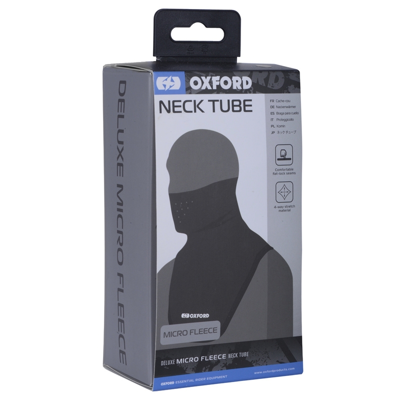 Grelnik za vrat Oxford Deluxe Micro Fleece črn
