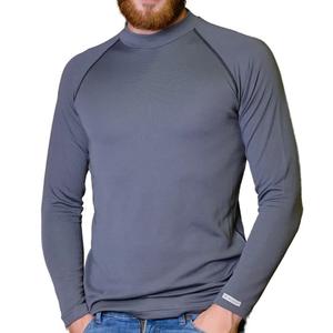 Moška termo majica nanosilver® Basic Merino siva