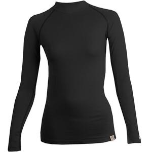 Ženska termo majica nanosilver® MERINO črna