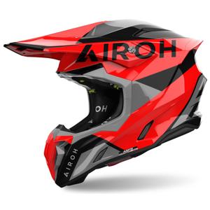 Motokros čelada Airoh Twist 3 King 2024 rdeča sijajna