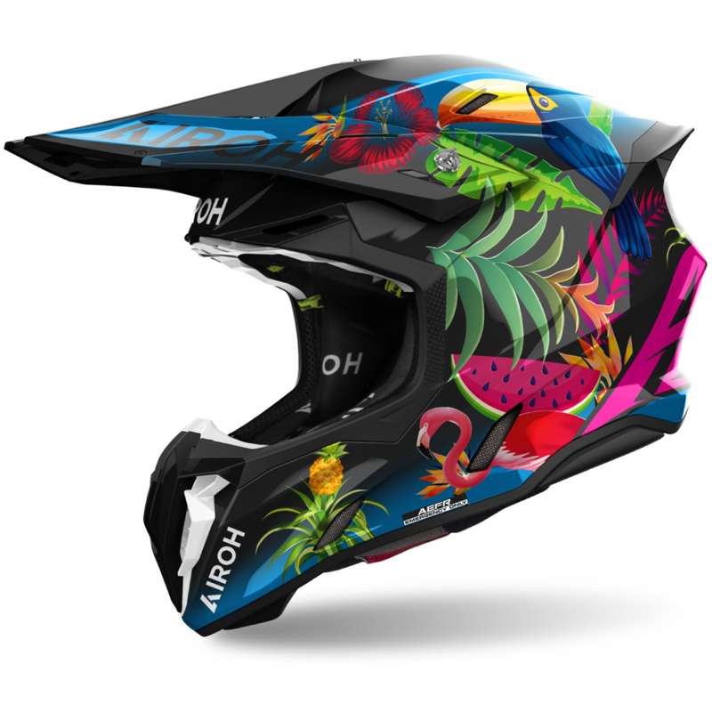Motokros čelada Airoh Twist 3 Amazonia glossy