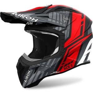 Motokros čelada Airoh Aviator Ace 2 Stream 2024 mat rdeča