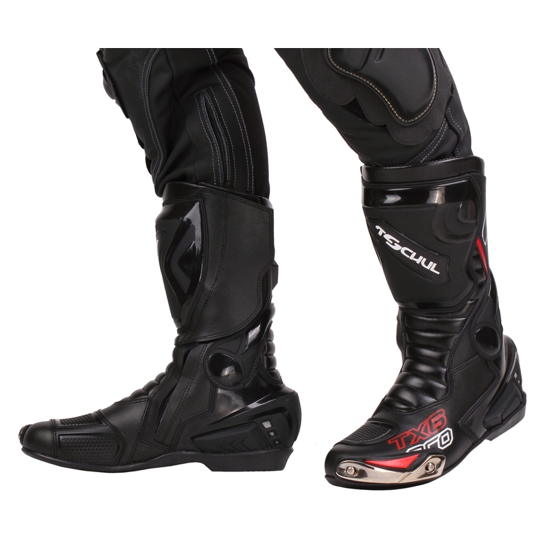Tschul TX6-Pro Black Motorcycle Boots razprodaja
