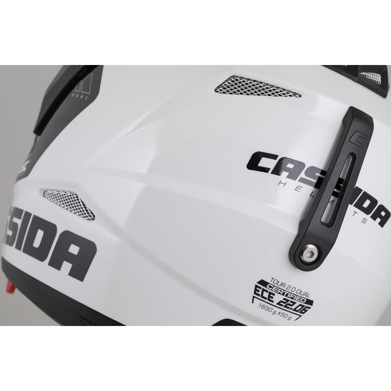 Enduro čelada Cassida Tour 2.0 Dual mat črno-siva z mat črnim vizirjem
