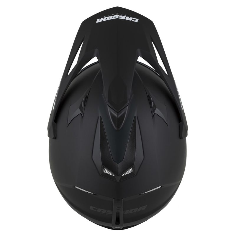 Enduro čelada Cassida Tour 2.0 Dual mat črno-siva z mat črnim vizirjem