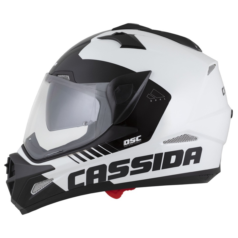 Enduro čelada Cassida Tour 2.0 Dual mat črno-siva z mat črnim vizirjem