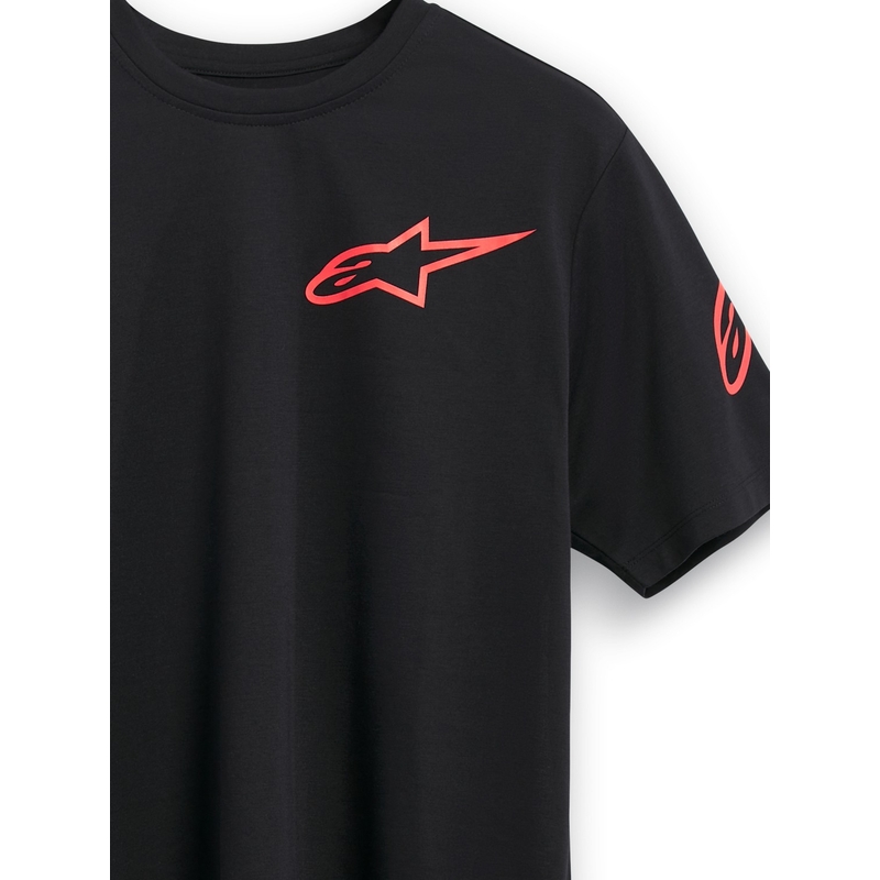 Črna majica s kratkimi rokavi Alpinestars Shouldered Performance