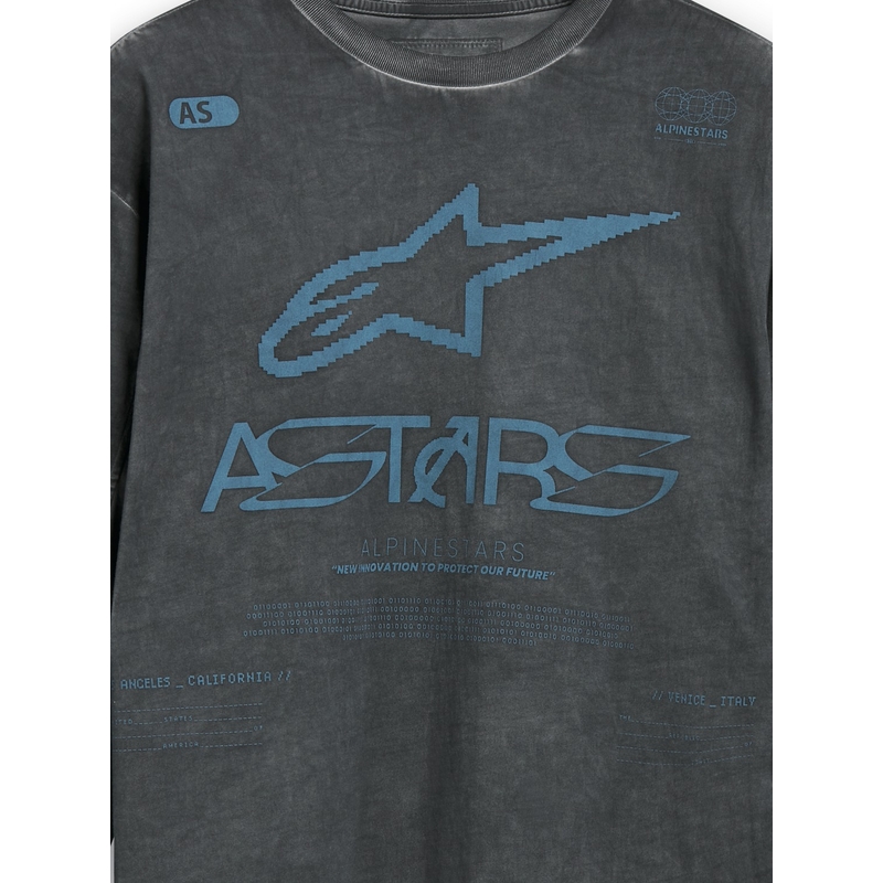 Pletena majica z dolgimi rokavi Alpinestars Nook, temno siva