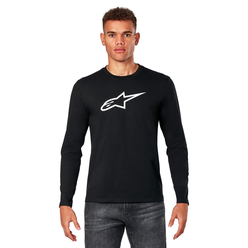 Črna majica z dolgimi rokavi Alpinestars Backhand CSF