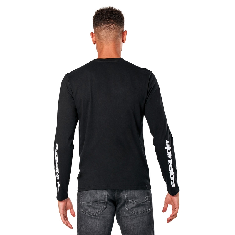 Črna majica z dolgimi rokavi Alpinestars Backhand CSF