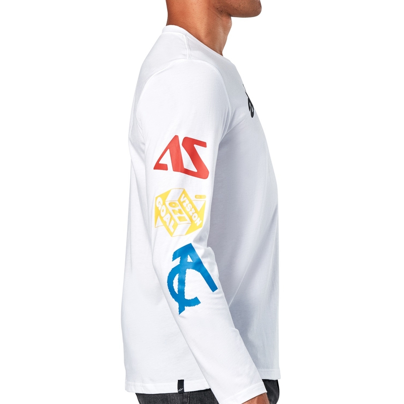Alpinestars Brundo CSF bela majica z dolgimi rokavi