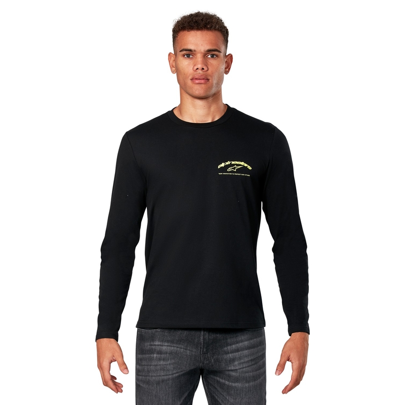 Črna majica z dolgimi rokavi Alpinestars Vitalus CSF