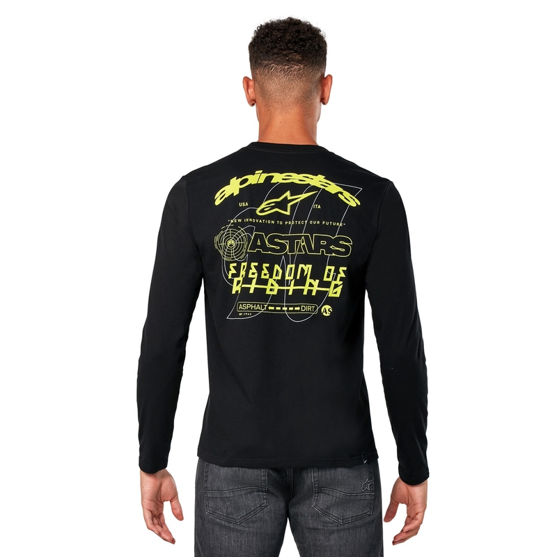 Črna majica z dolgimi rokavi Alpinestars Vitalus CSF