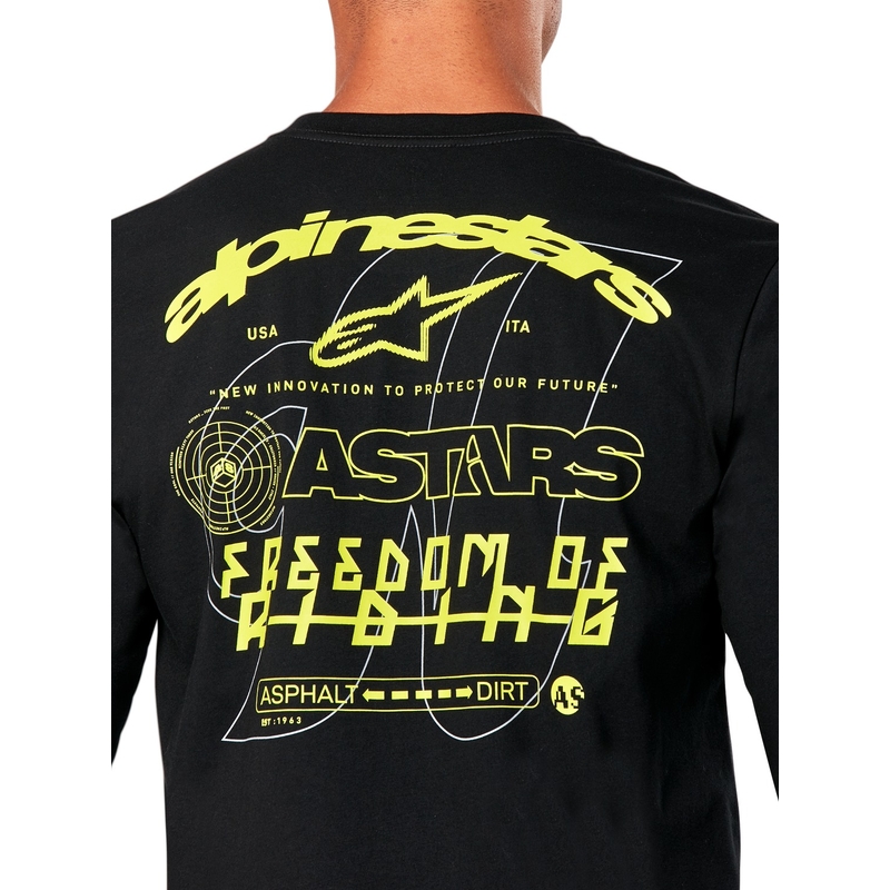 Črna majica z dolgimi rokavi Alpinestars Vitalus CSF
