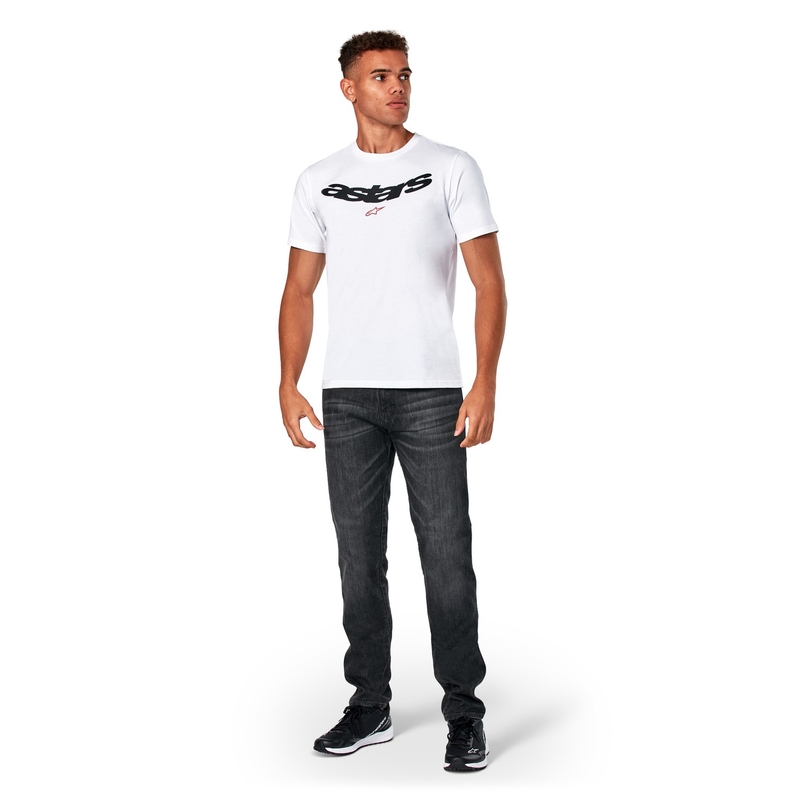 Bela majica Alpinestars Elliptic CSF