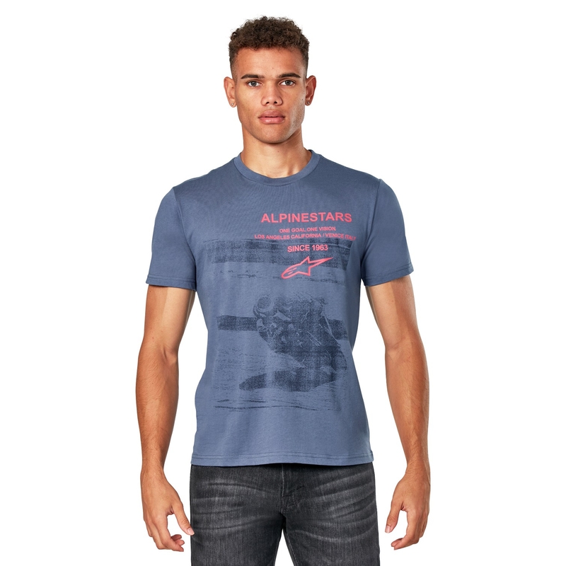 Alpinestars Granpremo CSF modra majica s kratkimi rokavi