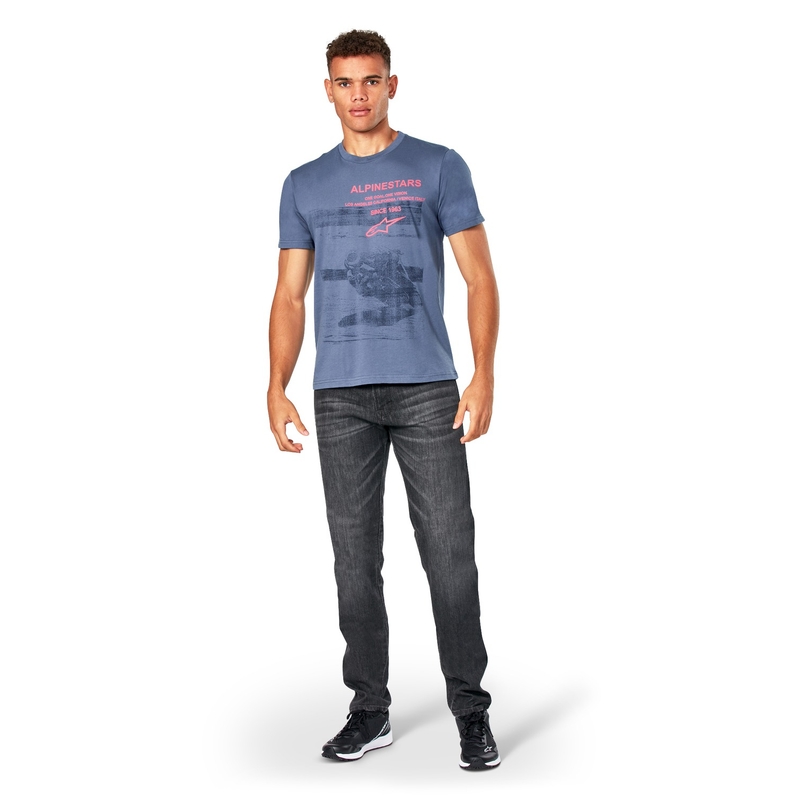 Alpinestars Granpremo CSF modra majica s kratkimi rokavi