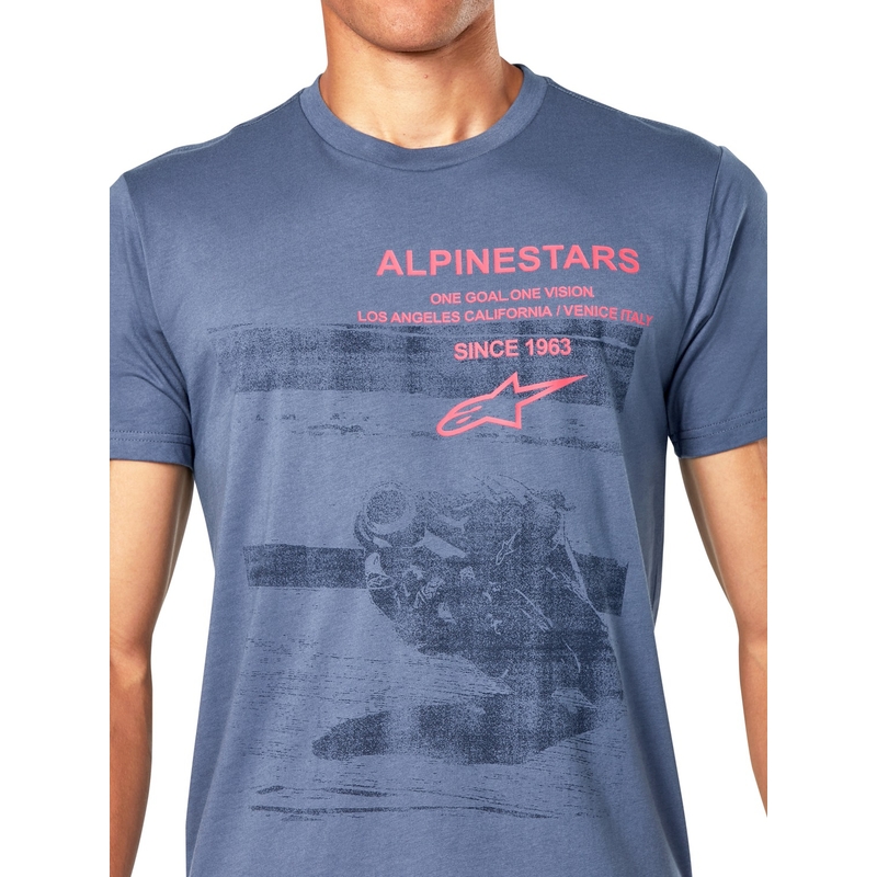 Alpinestars Granpremo CSF modra majica s kratkimi rokavi