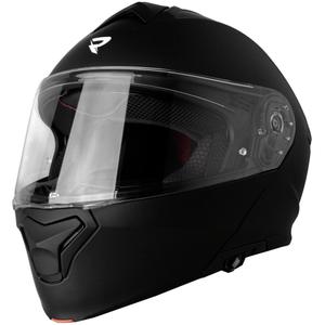 Motoristična čelada na preklop Street Racer Fury mat črna