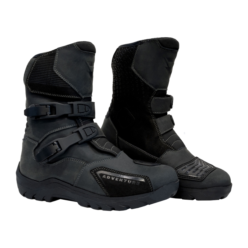 Motoristični škornji Street Racer Adventure Low WP Black