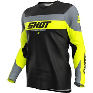 Otroški motokros dres Shot Draw League fluo rumen