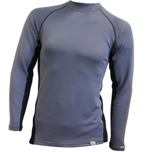 Moška termo majica nanosilver® Merino Stone sivo-črna