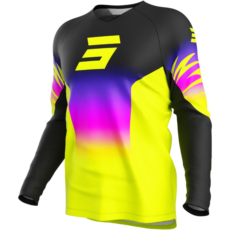 Otroški motokros dres Shot Draw X-Trem fluo rumen