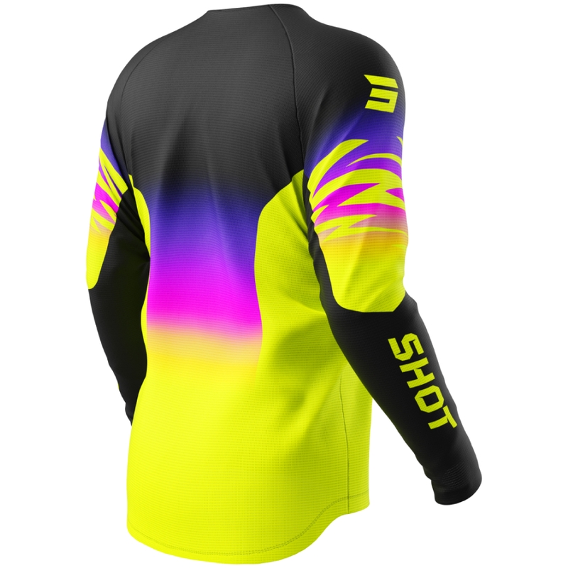Otroški motokros dres Shot Draw X-Trem fluo rumen