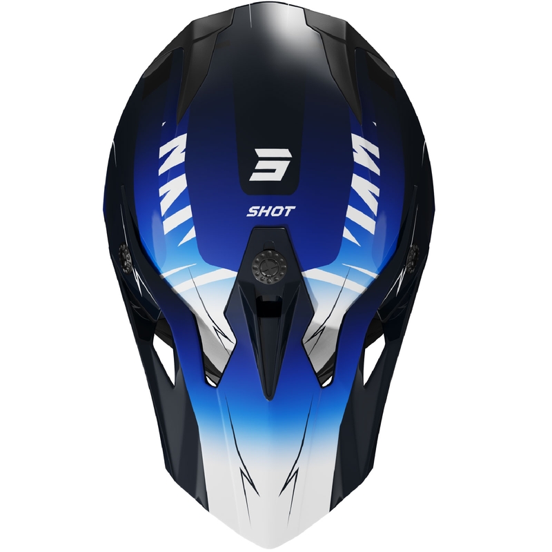 Motokros čelada Shot Pulse X-Trem modra