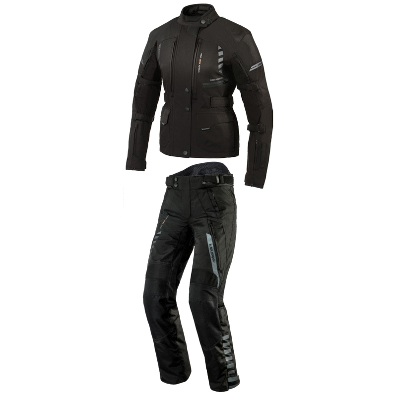 Ženska moto obleka Rebelhorn Hiker II black