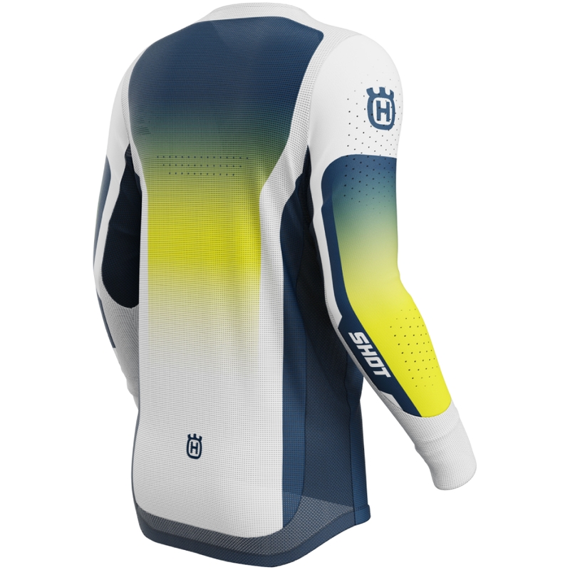 Motokros majica Shot Aerolite HVA modra