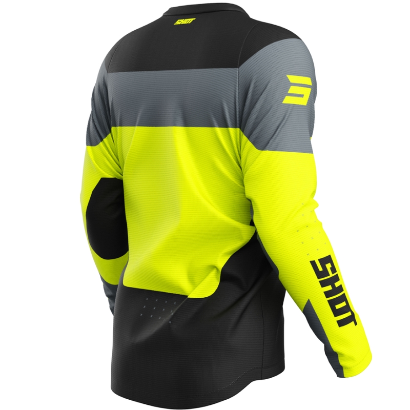 Motokros dres Shot Devo League fluo rumen