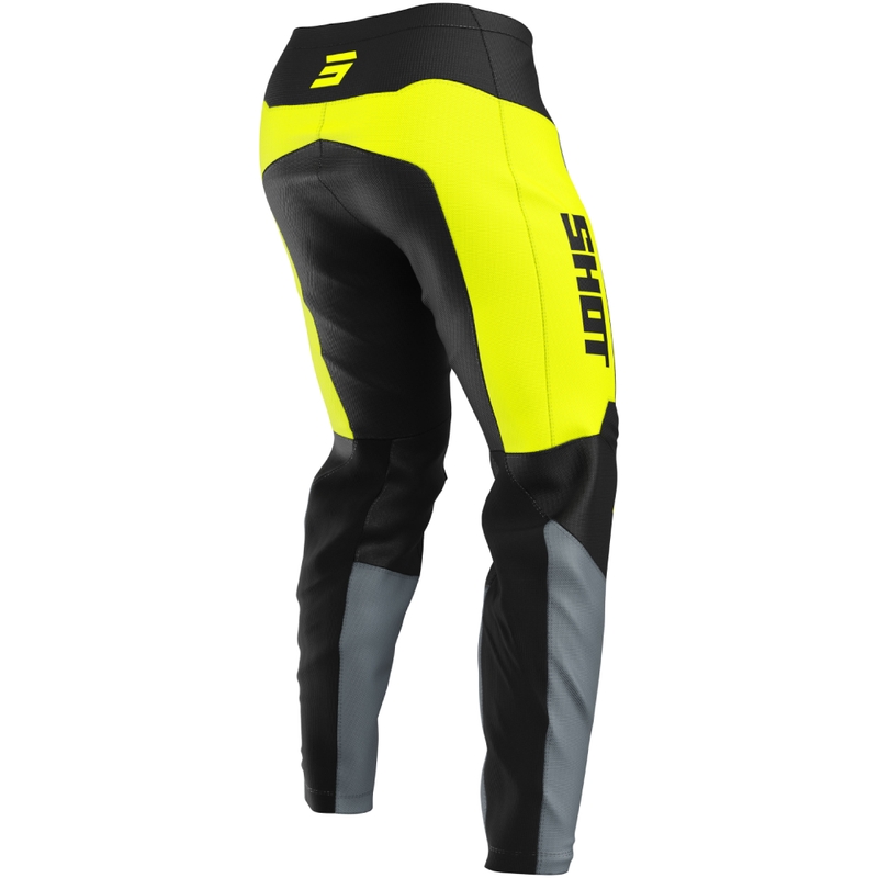 Motokros hlače Shot Devo League fluo rumene