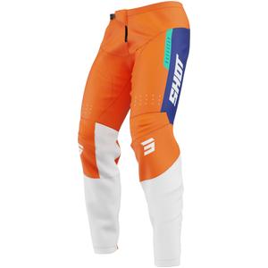 Motokros hlače Shot Devo League oranžne