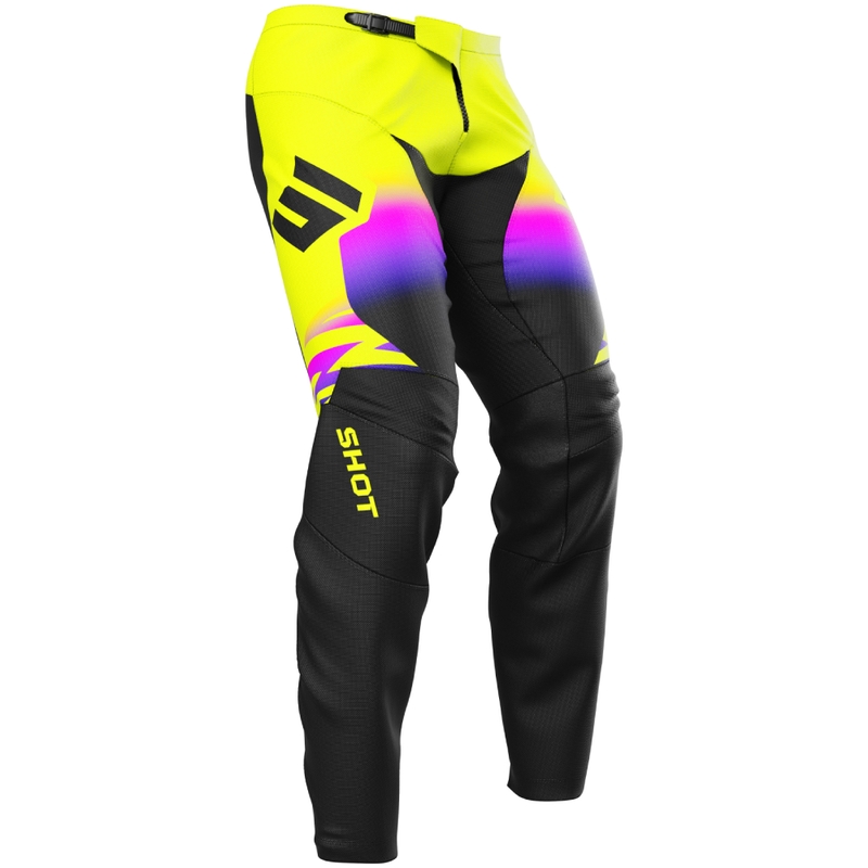Motokros hlače Shot Devo X-Trem fluo rumene