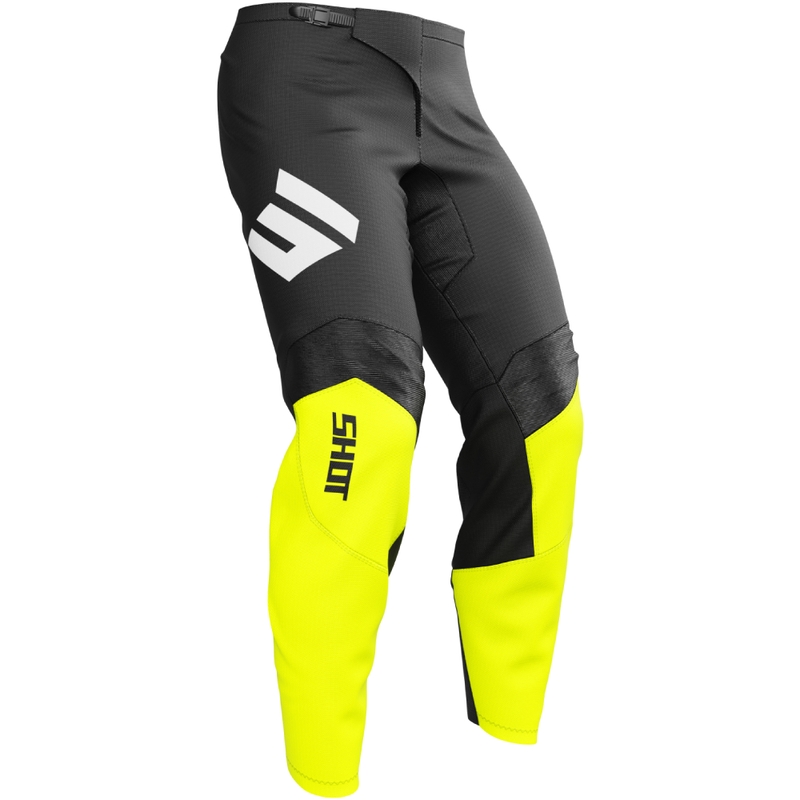 Motokros hlače Shot Draw Instinct fluo rumene