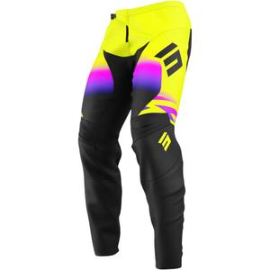 Otroške motokros hlače Shot Draw X-Trem fluo rumene
