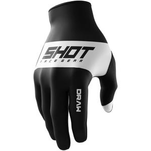 Otroške rokavice za motokros Shot Draw Sky črne