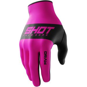 Otroške rokavice za motokros Shot Draw Sky pink