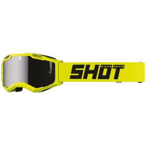 Motokros očala Shot Assault 2.0 Solid fluo rumena z iridijevim steklom