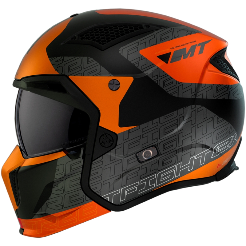 Odprta čelada z masko MT Streetfighter SV Totem B4 black-grey-orange