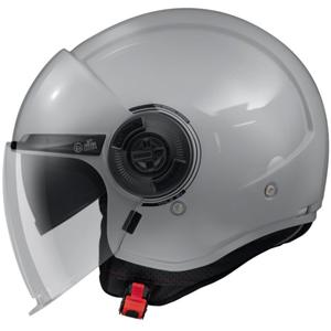 Odprta motoristična čelada MT Viale SV S Solid grey glossy