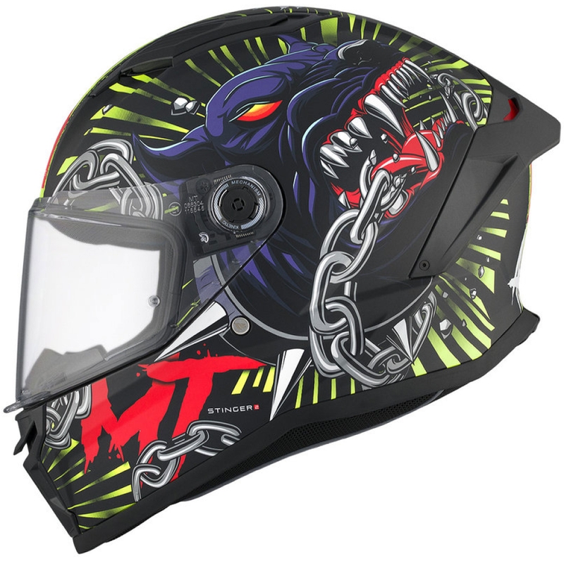 MT Stinger 2 Akin integralna motoristična čelada mat