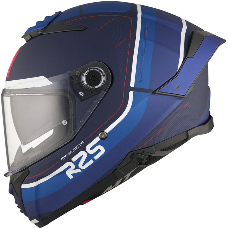 MT THUNDER 4 SV R25 B2 integralna motoristična čelada mat modra razprodaja
